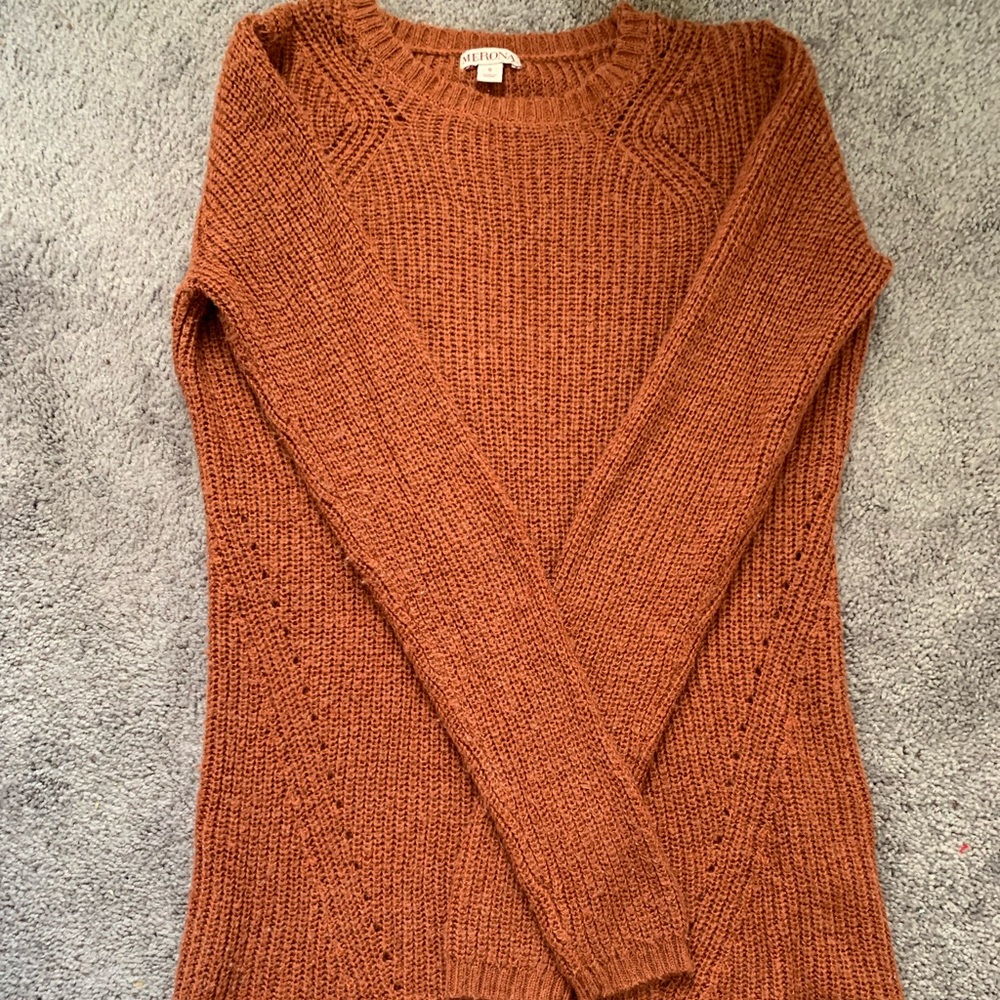 Target Burnt Orange oversized sweater